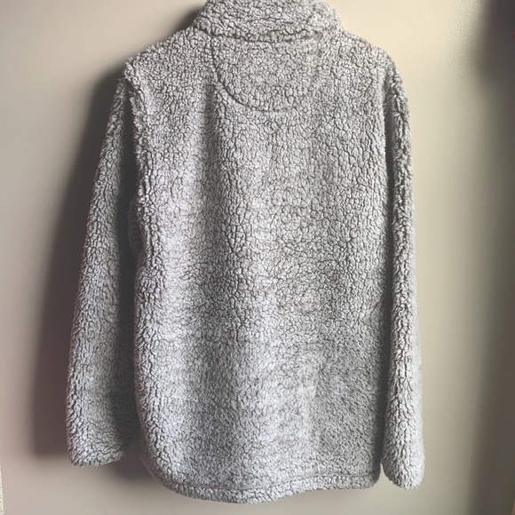 Simply Southern Sherpa pullover jacket half zip - Picture 2 of 5